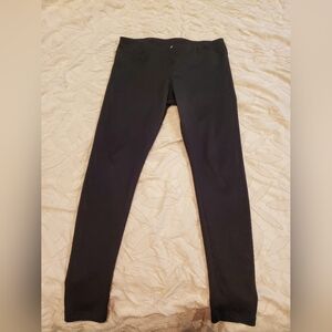 Black Ribbed Leggings